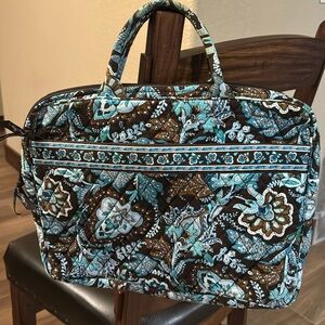 Vera Bradley Java Blue Laptop Bag